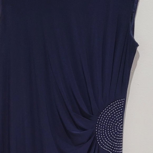 JS Collection Blue Embellish Evening Gown - Picture 7 of 7